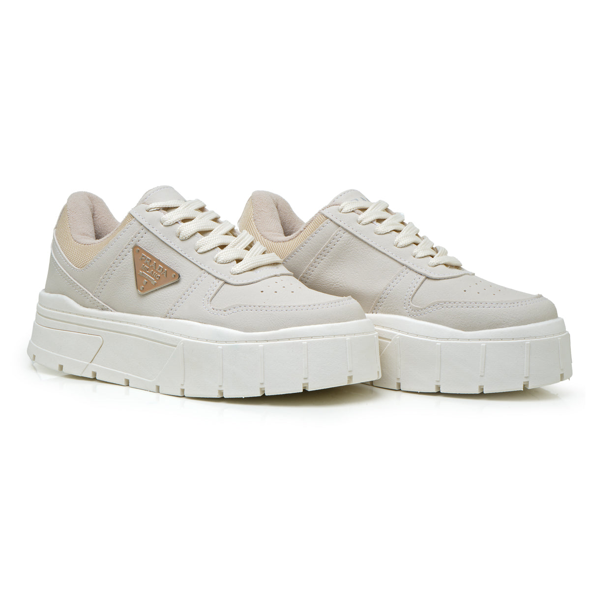 Prada Millano (Nude/Branco)