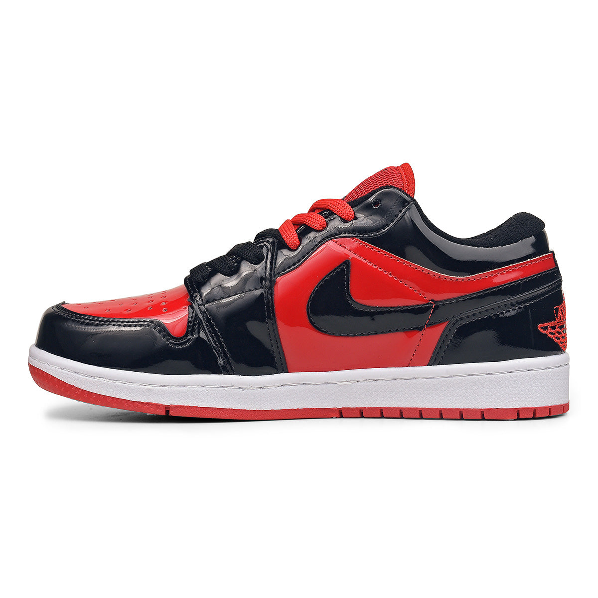 Nike Air Jordan Low Premium (Preto/Vermelho/Verniz)