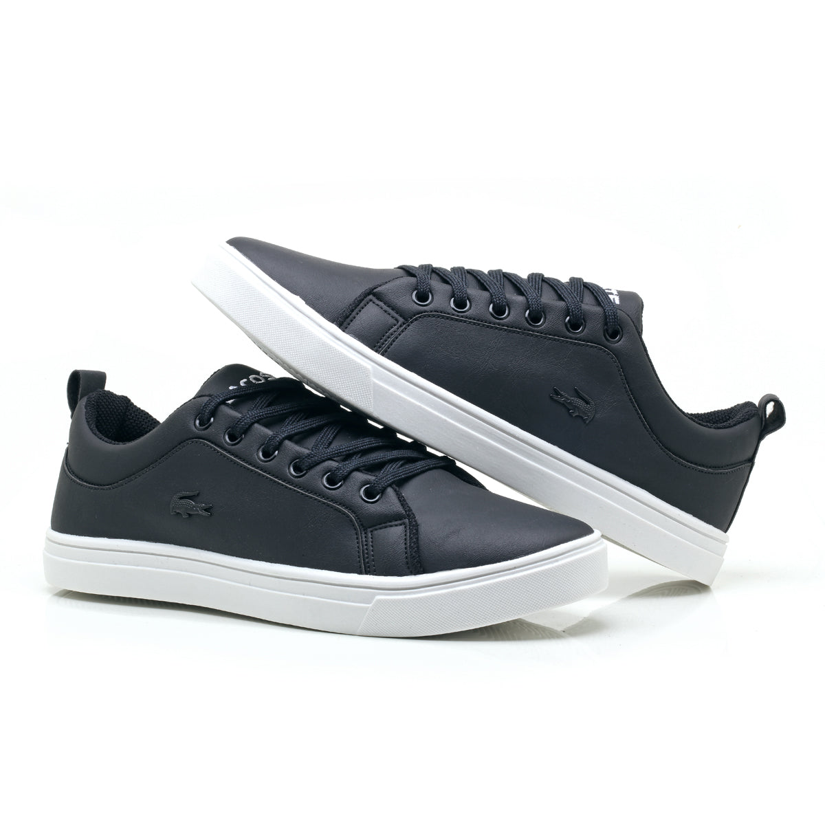 Sapatênis Lacoste (Preto/Branco)