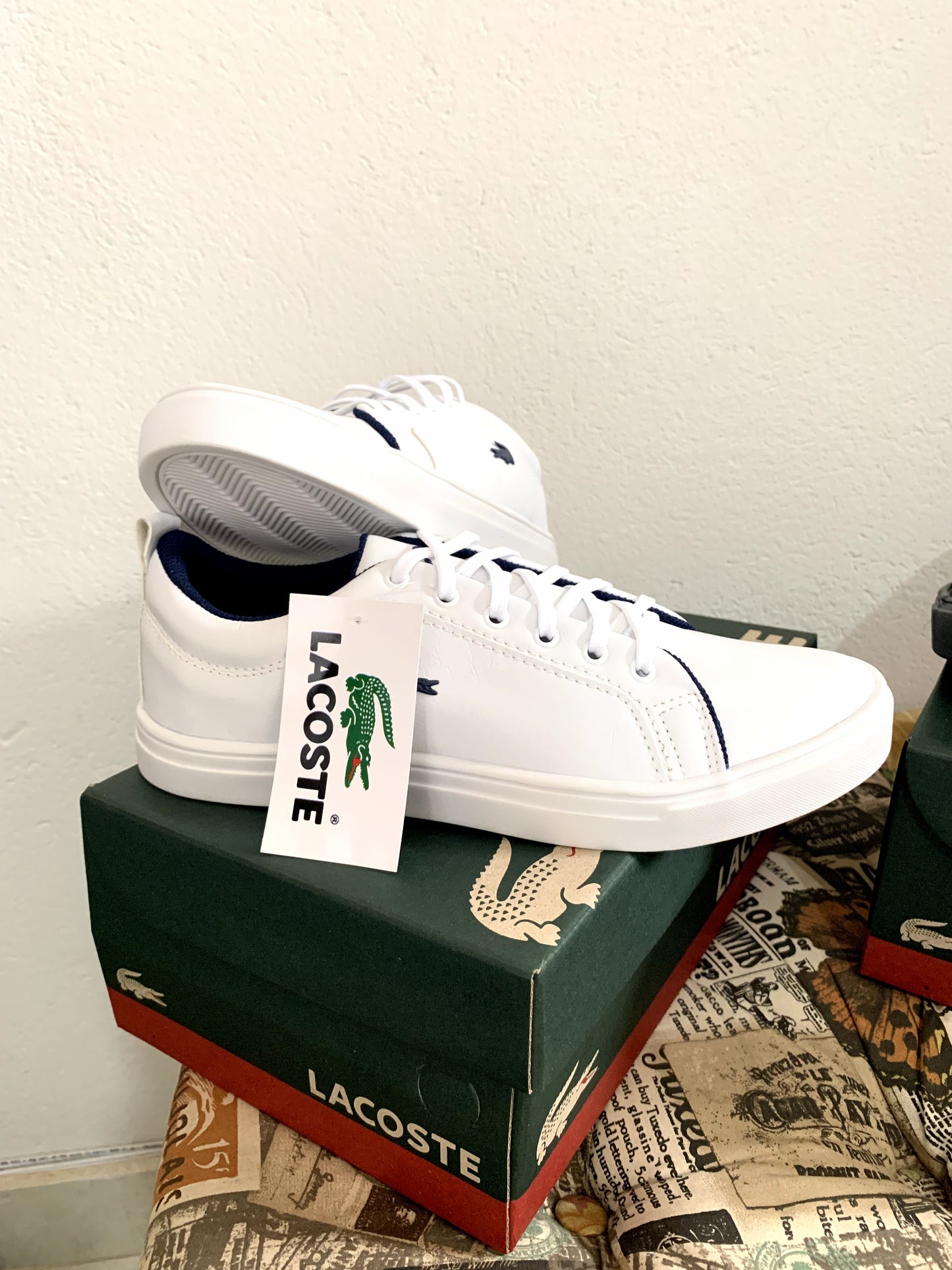 Sapatênis Lacoste (Branco/Branco)