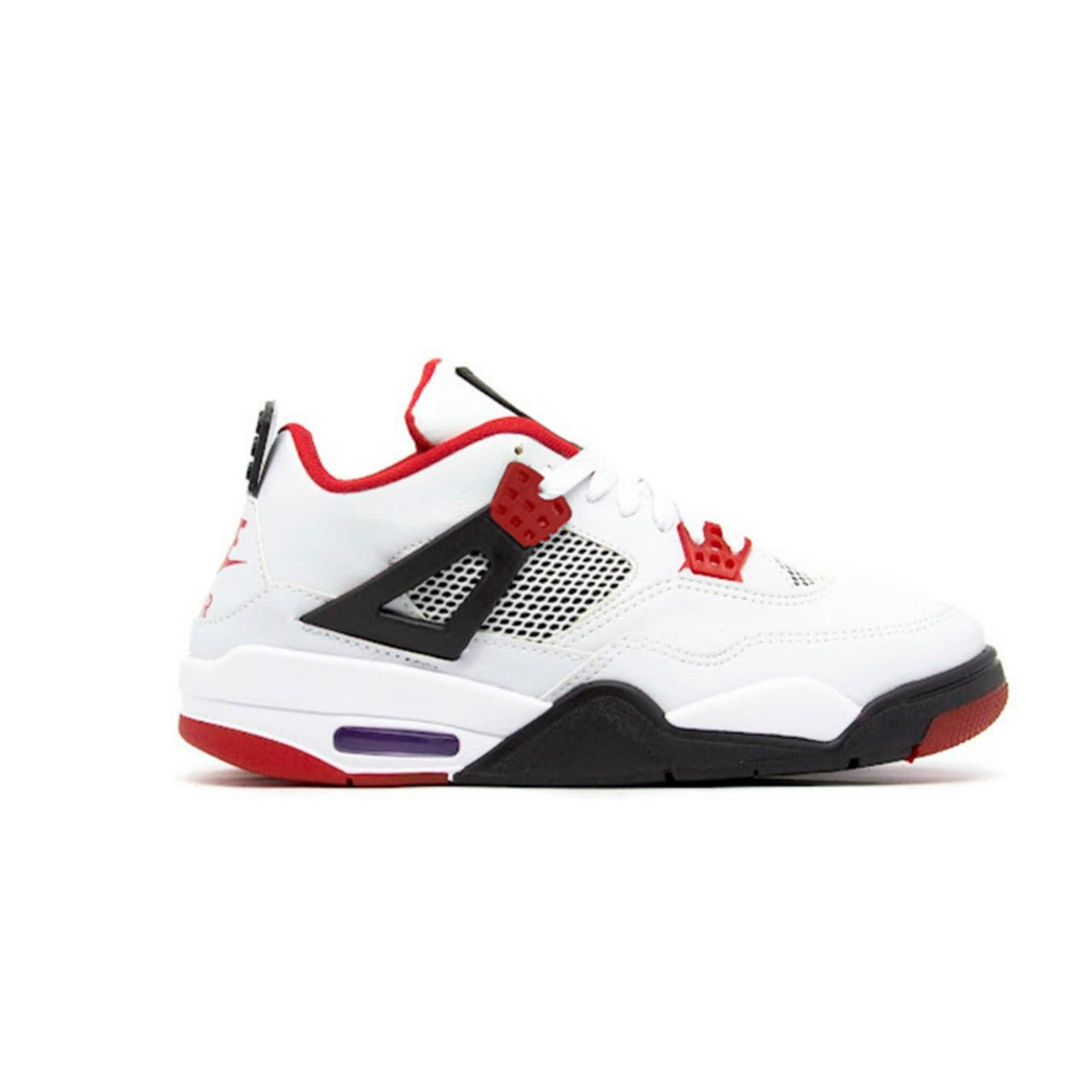 Nike Air Jordan 4 ‘Fire Red’ (Branco/Vermelho)