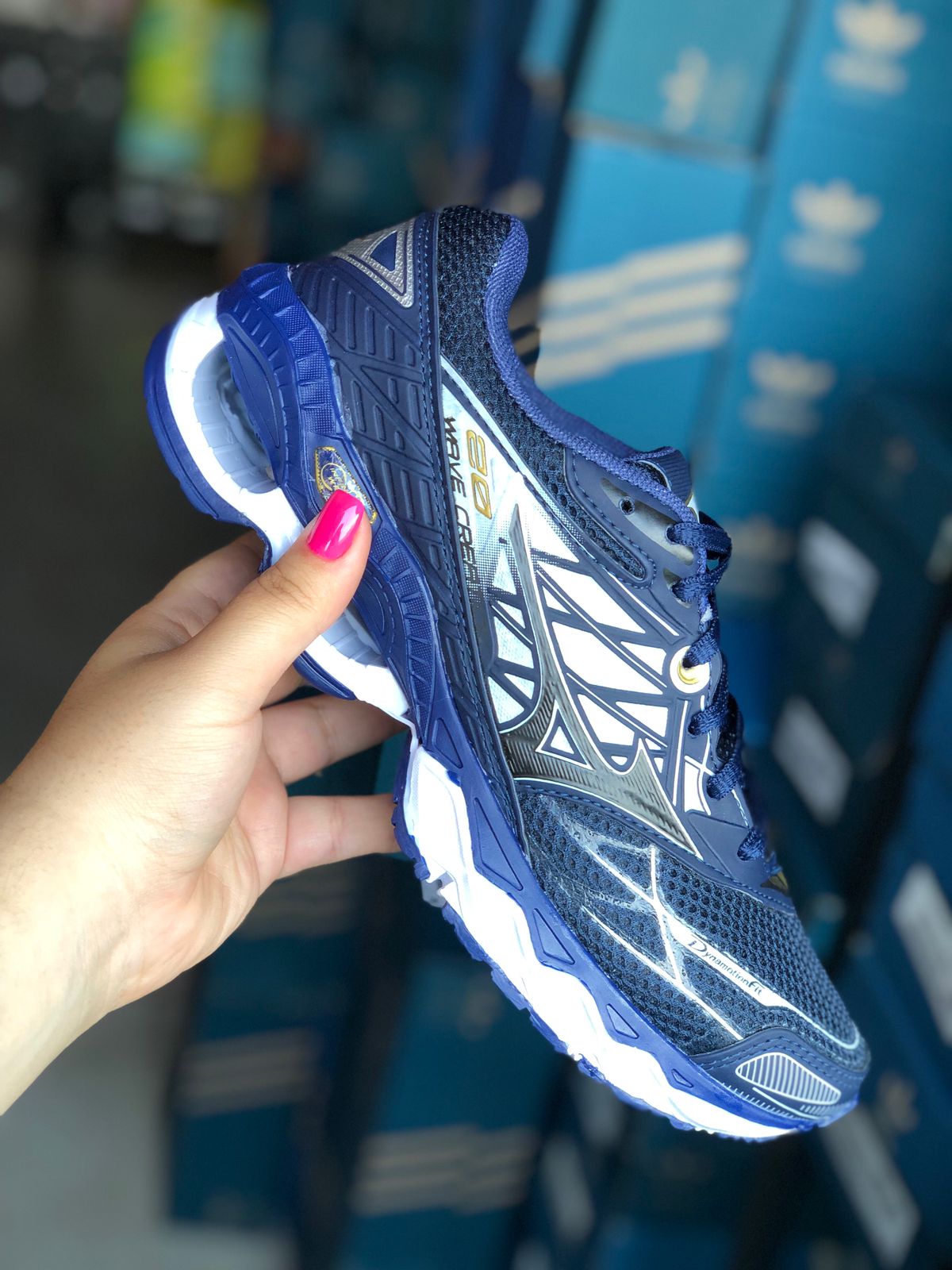 Mizuno Creation (Marinho/Branco)