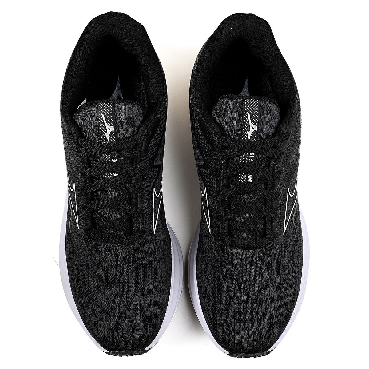 Mizuno Wave Rider 27 (Preto/Branco)