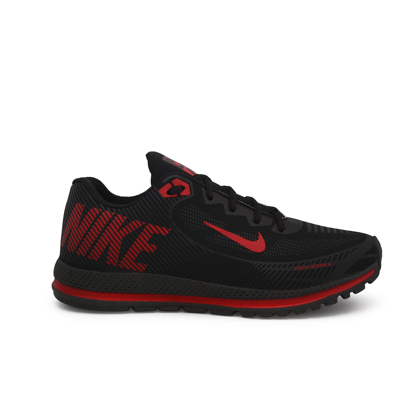 Nike Zoom Bondi 6 (Preto/Vermelho)