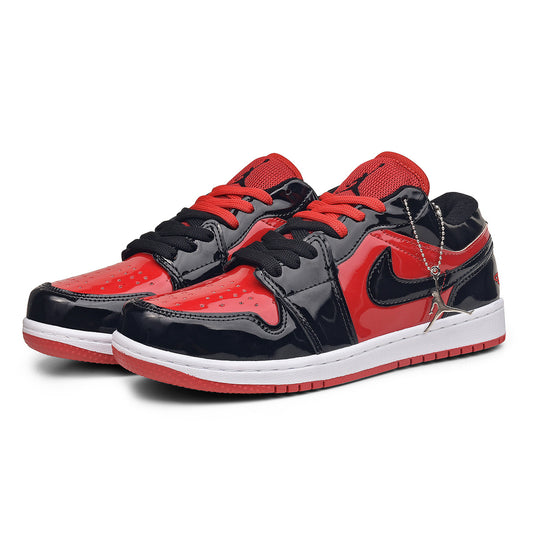 Nike Air Jordan Low Premium (Preto/Vermelho/Verniz)