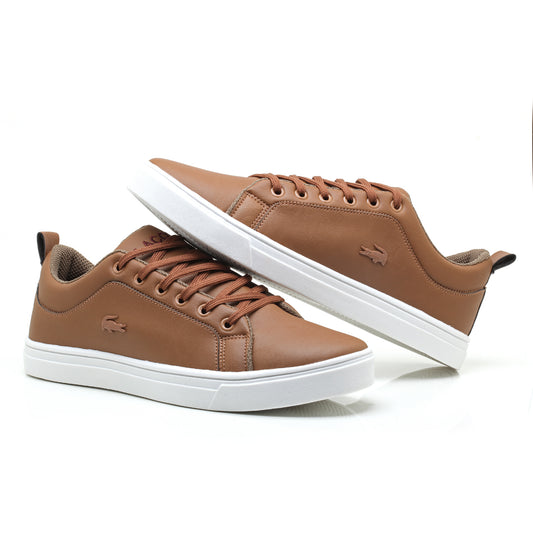Sapatênis Lacoste (Marron/Branco)