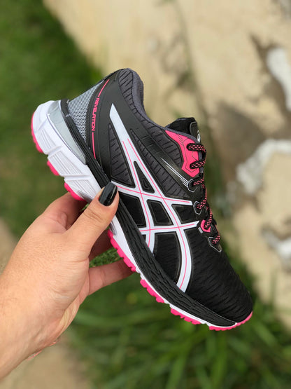 Asics Gel Revelation (Preto/Rosa)