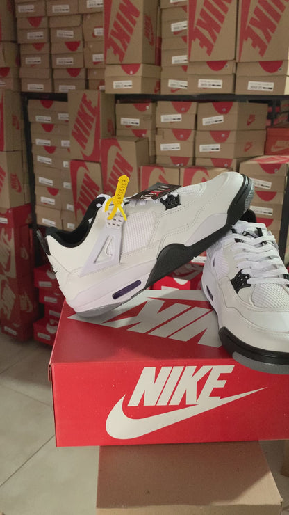Nike Air Jordan 4 ‘Pure Money’ (Branco/Branco)