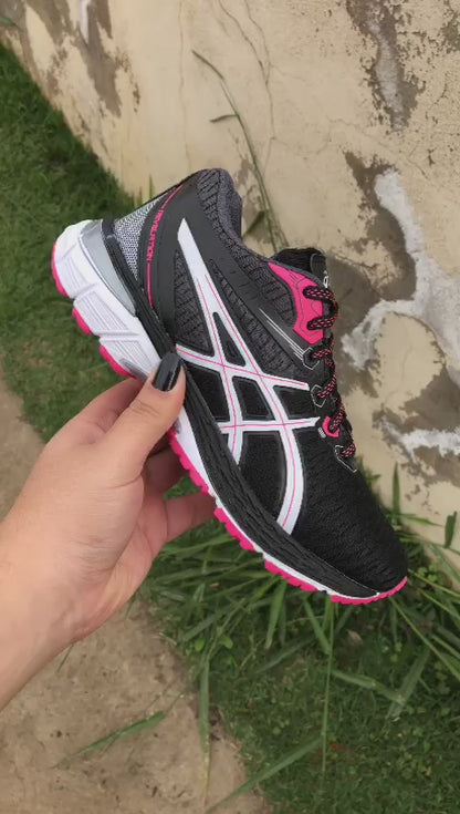 Asics Gel Revelation (Preto/Rosa)