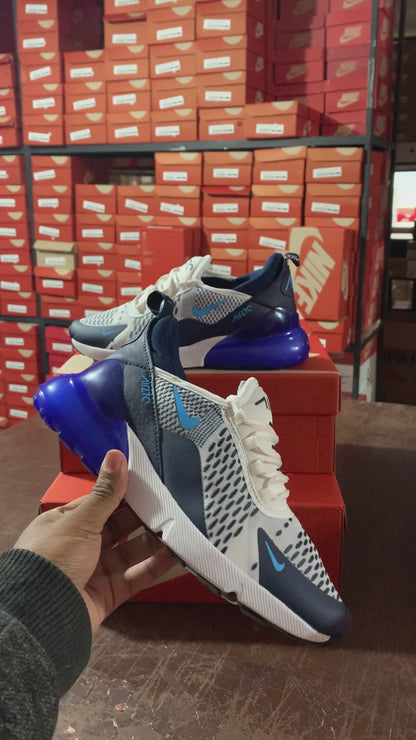 Nike Air Max 270 (Branco/Azul)