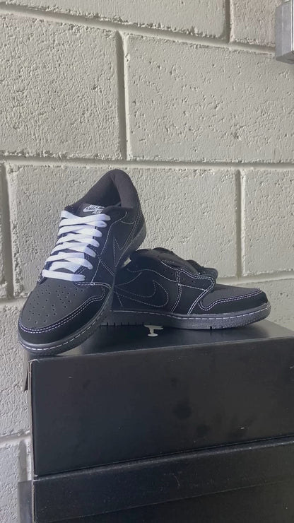 Nike Air Jordan Low OG Travis Scott ‘Black Phantom’ (Preto/Preto)