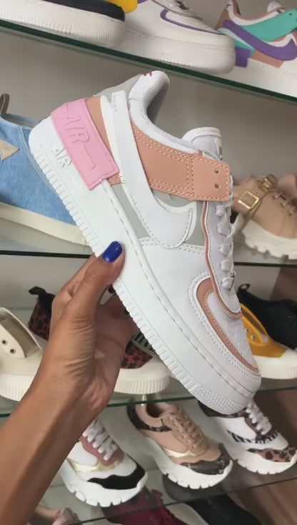 Nike Air Force Shadow (Gelo/Rosa)